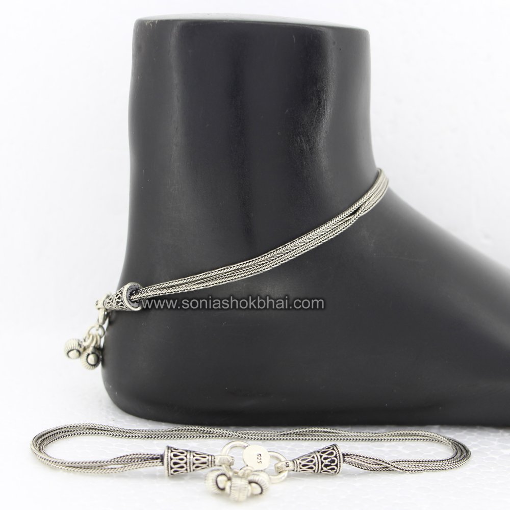 Four Chain Anklet